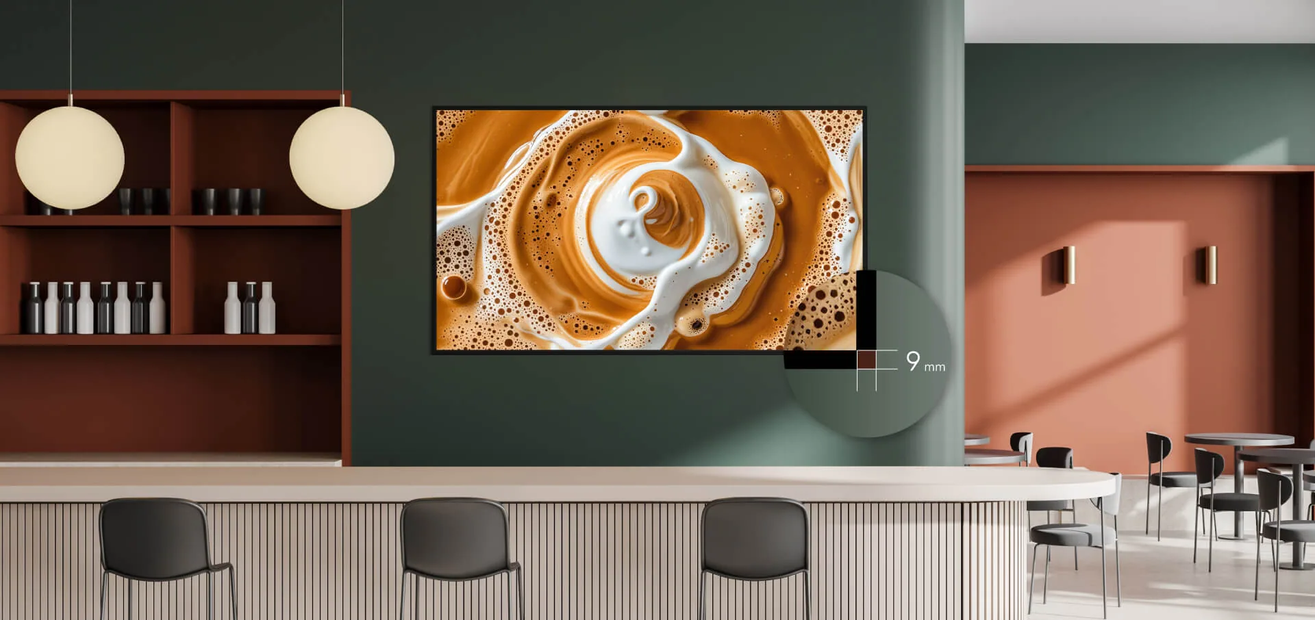 Hikvision wall-mount digital signage display
